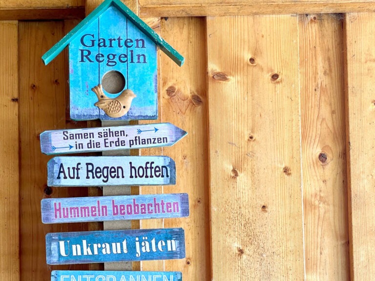 Gartenregeln vom Landhaus Leezen
