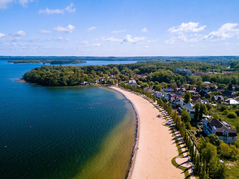 Zippendorfer Strand Luftbild
